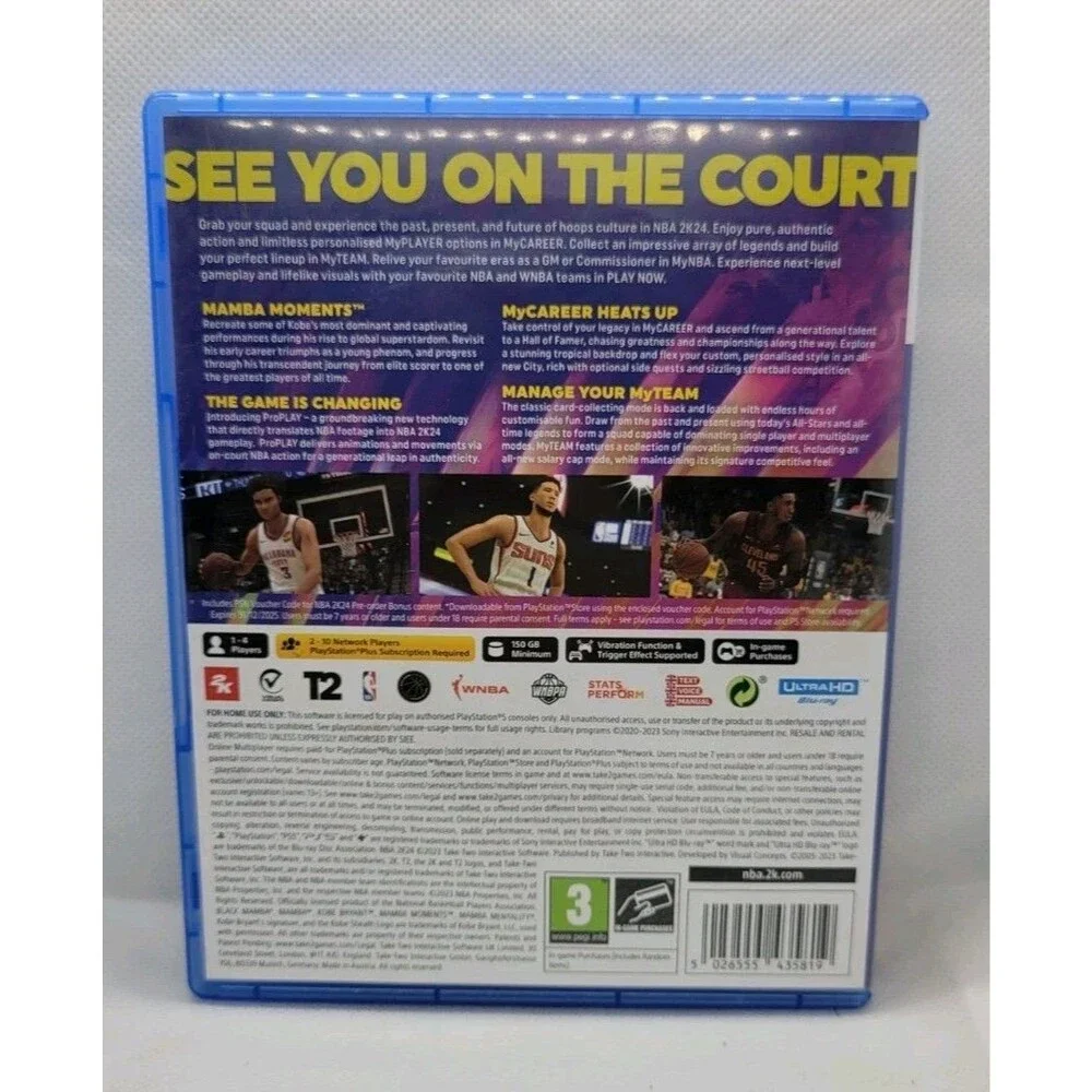 NBA 2K24 (PlayStation 5, UK IMPORT)